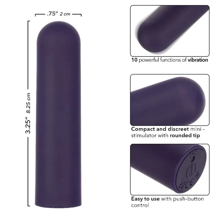 Calexotics Turbo Buzz Rounded Bullet - Purple | Vibrators Calexotics Turbo Buzz Rounded Bullet - Purple | Vibrators