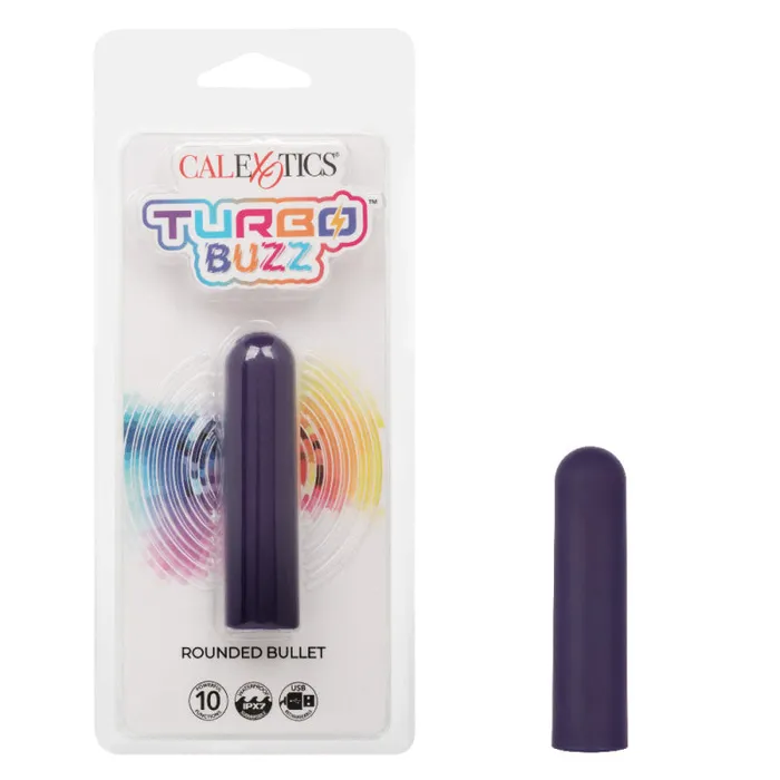 Calexotics Turbo Buzz Rounded Bullet - Purple | Vibrators Calexotics Turbo Buzz Rounded Bullet - Purple | Vibrators