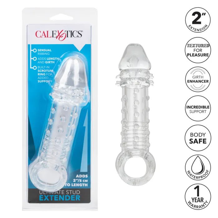 CalExotics Ultimate Stud Extender - Clear | Dildos CalExotics Ultimate Stud Extender - Clear | Dildos