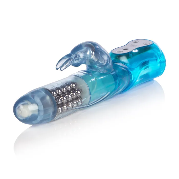 CalExotics Vibrators | Advanced Waterproof Jack Rabbit 5 Rows of Beads - Blue CalExotics Vibrators | Advanced Waterproof Jack Rabbit 5 Rows of Beads - Blue