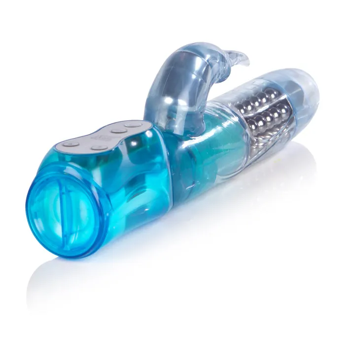 CalExotics Vibrators | Advanced Waterproof Jack Rabbit 5 Rows of Beads - Blue CalExotics Vibrators | Advanced Waterproof Jack Rabbit 5 Rows of Beads - Blue