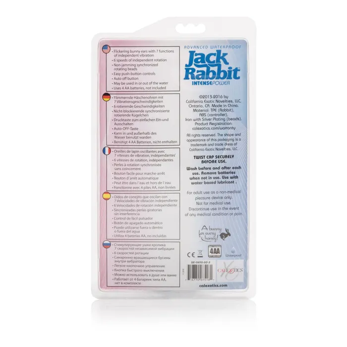 CalExotics Vibrators | Advanced Waterproof Jack Rabbit 5 Rows of Beads - Blue CalExotics Vibrators | Advanced Waterproof Jack Rabbit 5 Rows of Beads - Blue