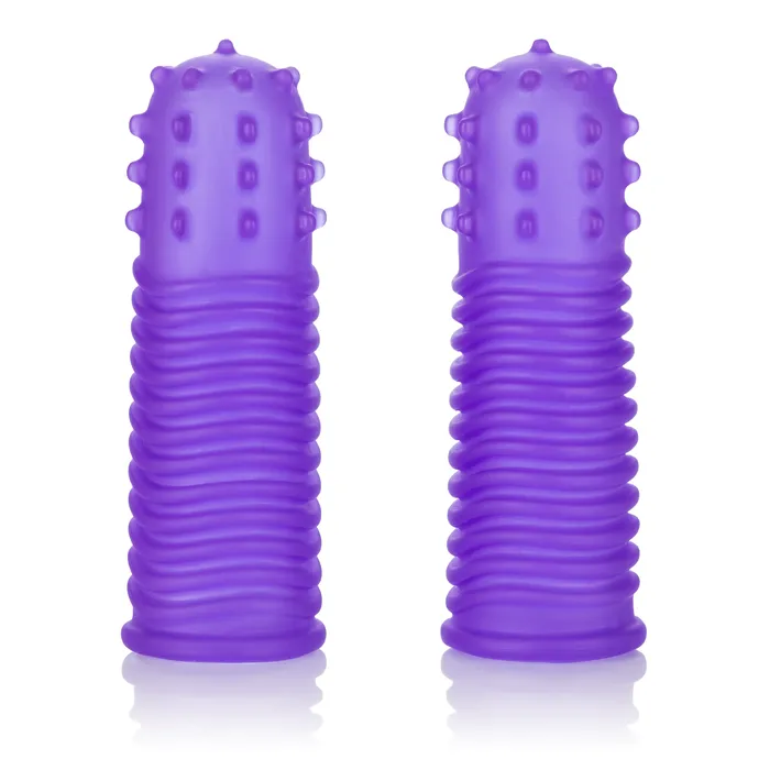 CalExotics Vibrators Intimate Play Finger Tingler Purple