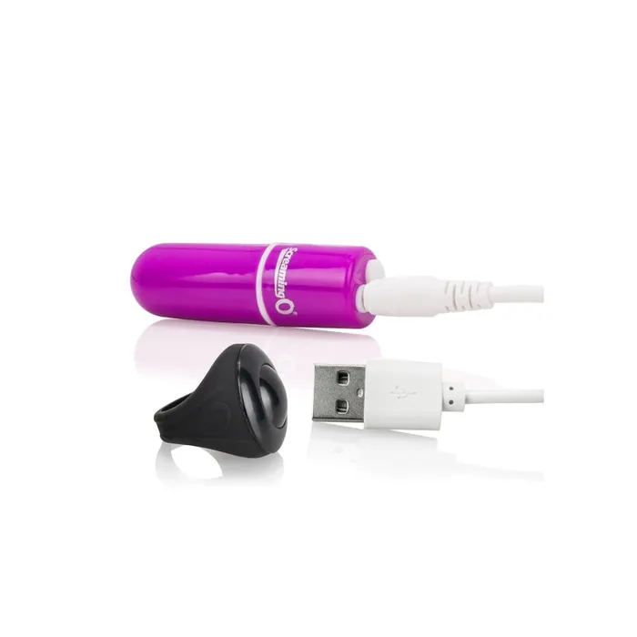 Charged Vooom Remote Control Bullet - Purple | Screaming O Female Sex Toys Charged Vooom Remote Control Bullet - Purple | Screaming O Female Sex Toys
