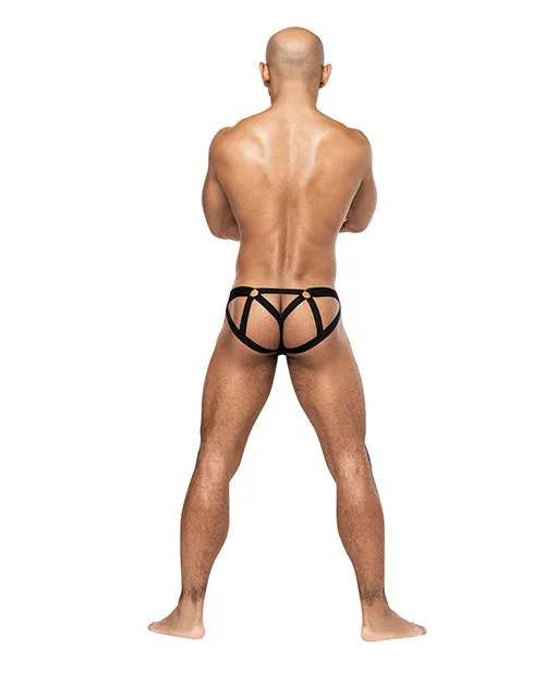 Comme Ci Comme Ca Male Sex Toys | Galactic Sheer Poly Spandex Strappy Ring Jock Multi Color