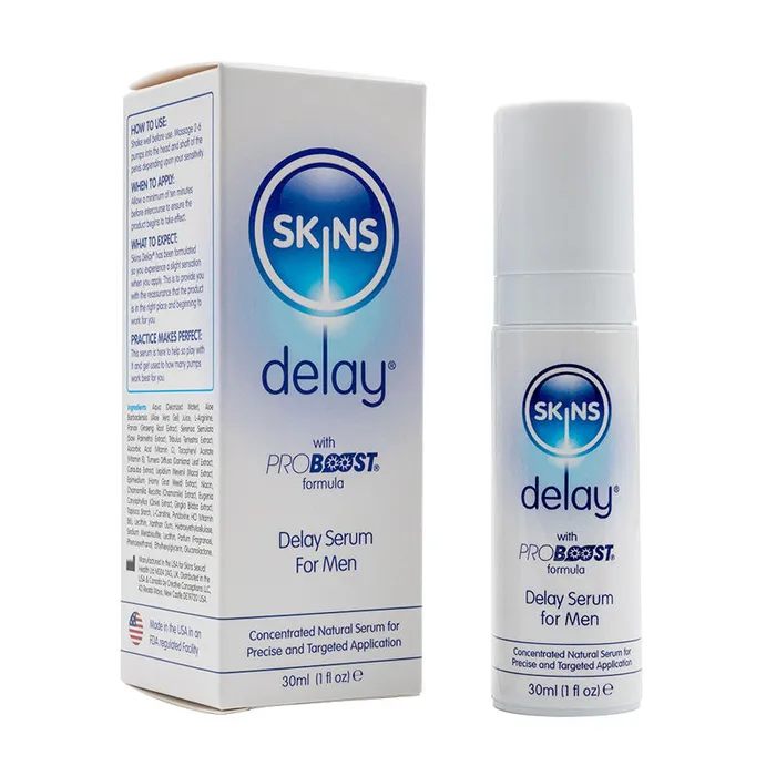 Creative Conceptions Enhancers Skins Natural Delay Serum Delay Gel for Men 30 ml Bottle SKNDSER30 Creative Conceptions Enhancers Skins Natural Delay Serum Delay Gel for Men 30 ml Bottle SKNDSER30