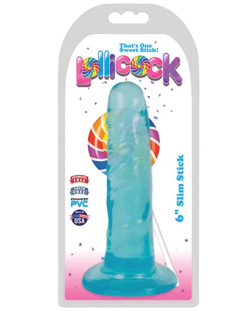 CURVE NOVELTIES Female Sex Toys Lollicock 6 Slim Stick Berry Ice