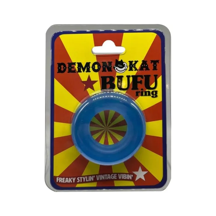 Demon Kat BuFu Ring Blue | Vibrators
