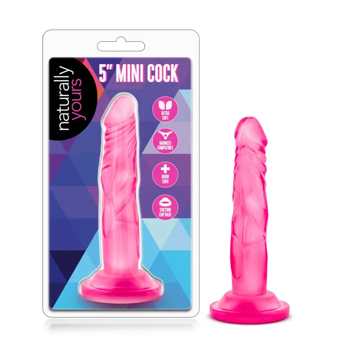 Dildos | Blush Novelties Naturally Yours - 5 Inch Mini Cock - Pink Dildos | Blush Novelties Naturally Yours - 5 Inch Mini Cock - Pink