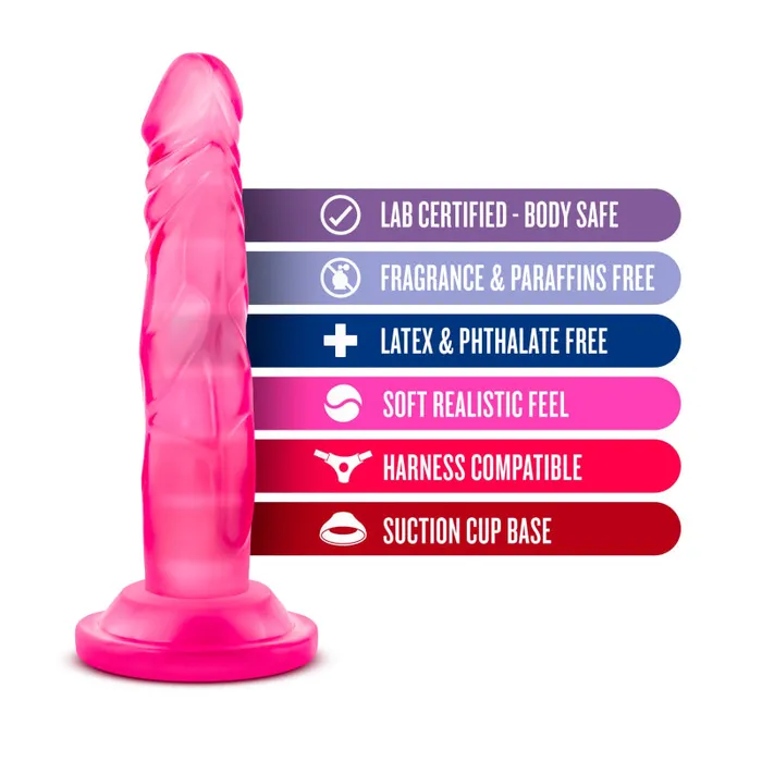 Dildos | Blush Novelties Naturally Yours - 5 Inch Mini Cock - Pink Dildos | Blush Novelties Naturally Yours - 5 Inch Mini Cock - Pink