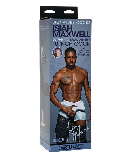 Dildos Doc Johnson Signature Cocks Ultraskyn 10 Cock Wremovable Vaculock Suction Cup Isiah Maxwell