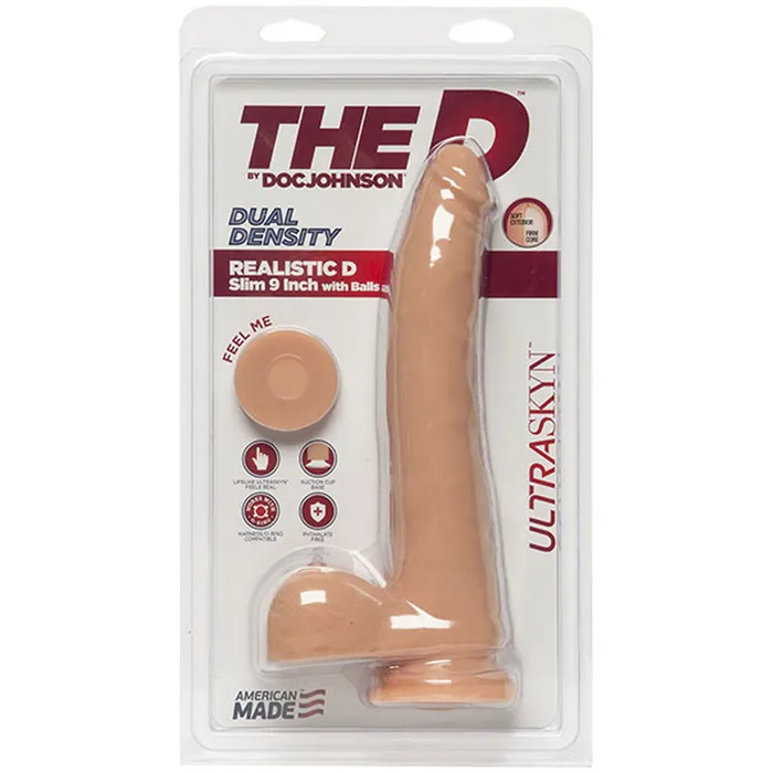 Dildos | Doc Johnson Ultraskyn The D Realistic D Slim 9