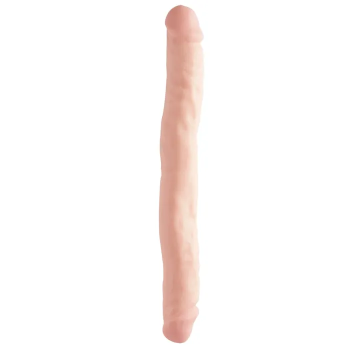 Dildos Pipedream Basix Rubber Works 12 Inch Double Dong Flesh
