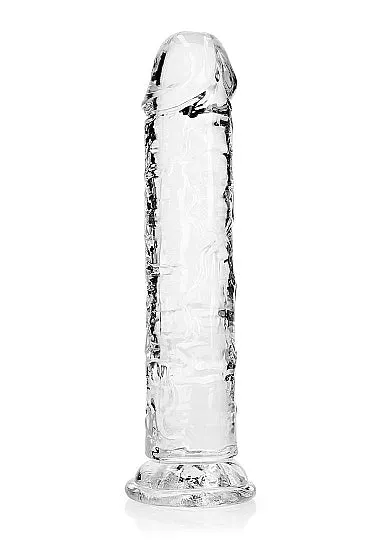 Dildos | Shots America Shots Realrock Crystal Clear Straight Dildo W/suction Cup