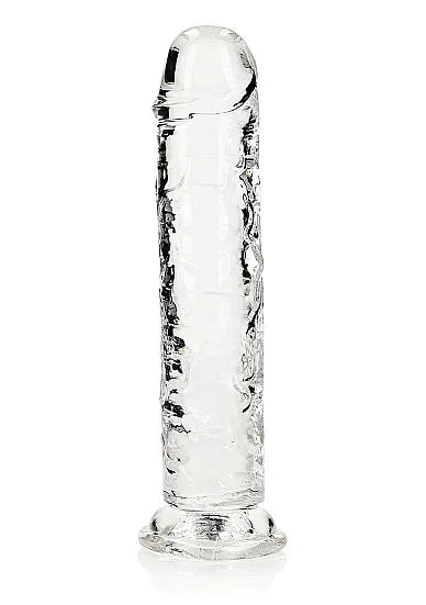Dildos | Shots America Shots Realrock Crystal Clear Straight Dildo W/suction Cup