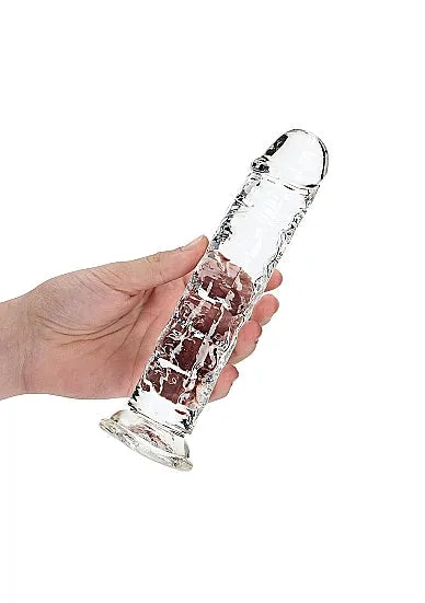 Dildos | Shots America Shots Realrock Crystal Clear Straight Dildo W/suction Cup