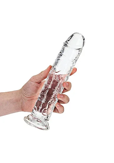 Dildos | Shots America Shots Realrock Crystal Clear Straight Dildo W/suction Cup