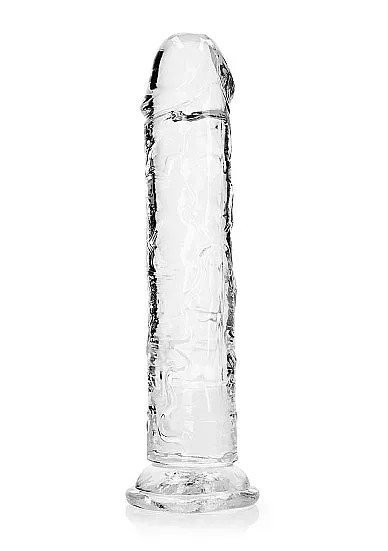 Dildos | Shots America Shots Realrock Crystal Clear Straight Dildo W/suction Cup
