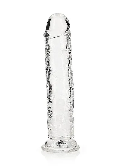 Dildos | Shots America Shots Realrock Crystal Clear Straight Dildo W/suction Cup