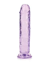 Dildos | Shots America Shots Realrock Crystal Clear Straight Dildo W/suction Cup