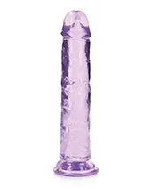 Dildos | Shots America Shots Realrock Crystal Clear Straight Dildo W/suction Cup