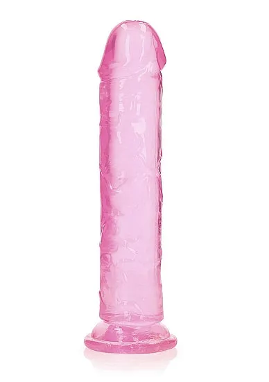 Dildos | Shots America Shots Realrock Crystal Clear Straight Dildo W/suction Cup