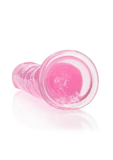 Dildos | Shots America Shots Realrock Crystal Clear Straight Dildo W/suction Cup