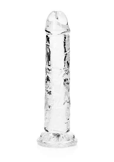 Dildos | Shots America Shots Realrock Crystal Clear Straight Dildo W/suction Cup