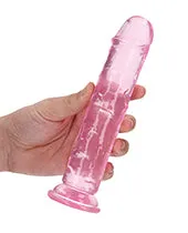 Dildos | Shots America Shots Realrock Crystal Clear Straight Dildo W/suction Cup