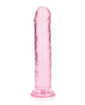 Dildos | Shots America Shots Realrock Crystal Clear Straight Dildo W/suction Cup