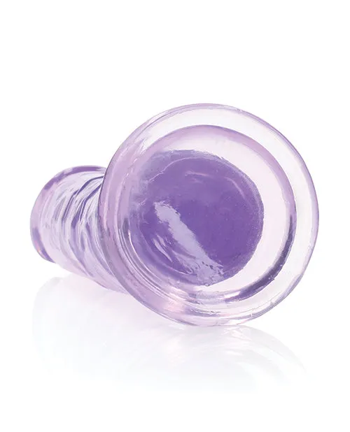 Dildos | Shots America Shots Realrock Crystal Clear Straight Dildo W/suction Cup