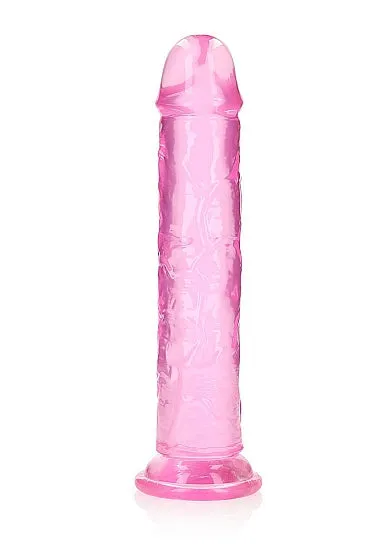 Dildos | Shots America Shots Realrock Crystal Clear Straight Dildo W/suction Cup