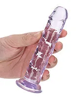 Dildos | Shots America Shots Realrock Crystal Clear Straight Dildo W/suction Cup