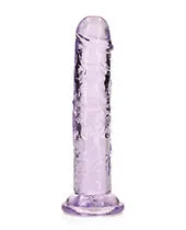 Dildos | Shots America Shots Realrock Crystal Clear Straight Dildo W/suction Cup