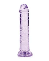 Dildos | Shots America Shots Realrock Crystal Clear Straight Dildo W/suction Cup