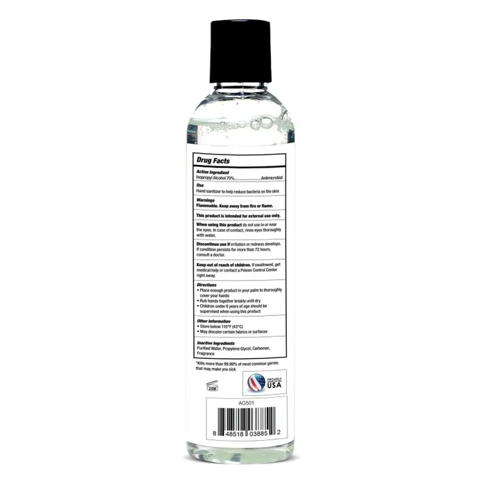 Dildos | XR Brands Clean Stream Maximum Strength Hand Sanitizer - 8 Fl. Oz./ 236 ml Dildos | XR Brands Clean Stream Maximum Strength Hand Sanitizer - 8 Fl. Oz./ 236 ml