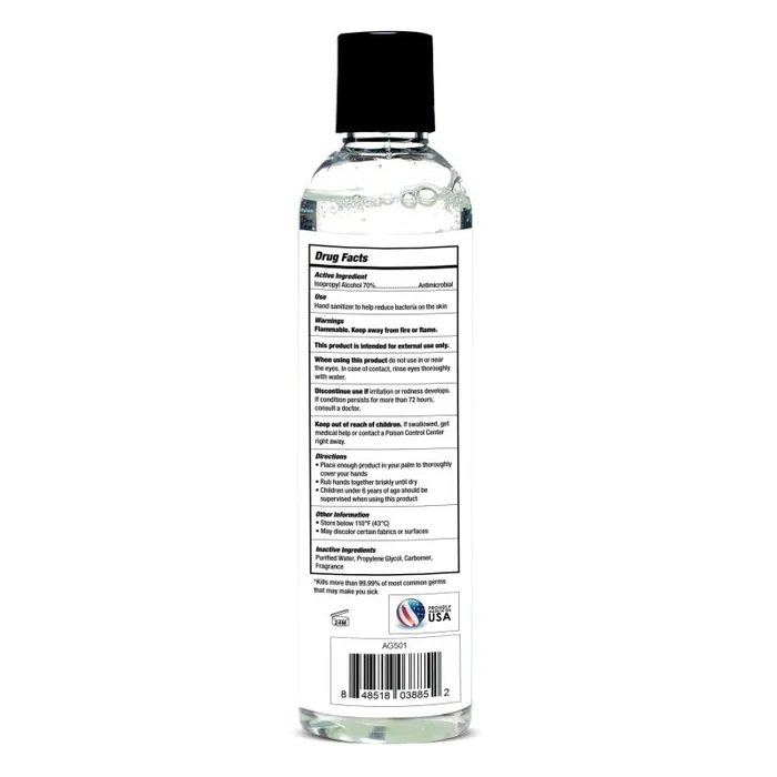 Dildos | XR Brands Clean Stream Maximum Strength Hand Sanitizer - 8 Fl. Oz./ 236 ml Dildos | XR Brands Clean Stream Maximum Strength Hand Sanitizer - 8 Fl. Oz./ 236 ml