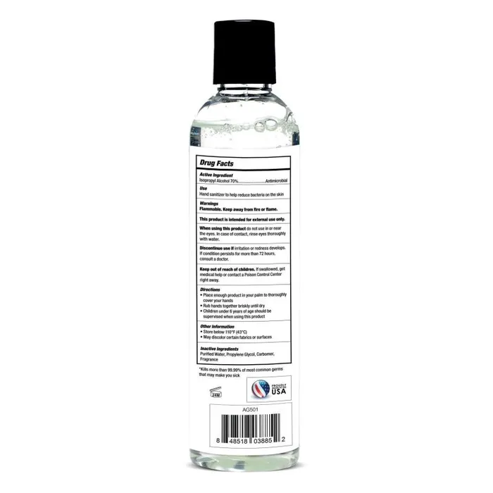 Dildos | XR Brands Clean Stream Maximum Strength Hand Sanitizer - 8 Fl. Oz./ 236 ml Dildos | XR Brands Clean Stream Maximum Strength Hand Sanitizer - 8 Fl. Oz./ 236 ml