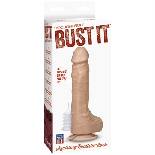 Doc Johnson Bust It Squirting Realistic Cock | Dildos