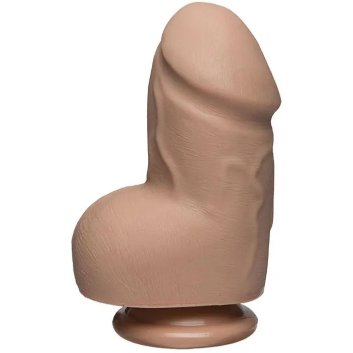 Doc Johnson Dildos The D Fat D 6 Inch With Balls Firmskyn Vanilla