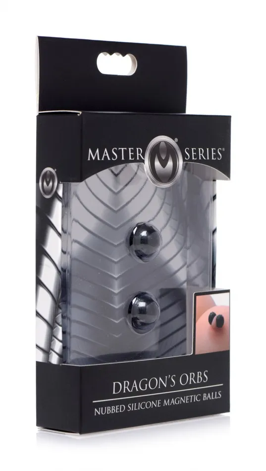Dragons Orbs Nubbed Silicone Magnetic Balls Fetish Master Series Dildos