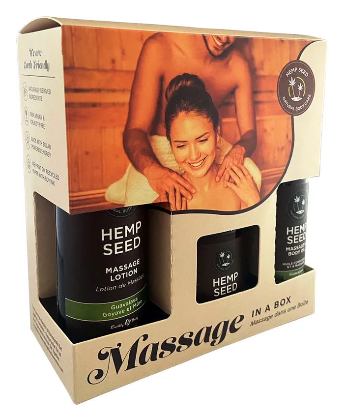 Earthly Body Couples Hemp Seed Massage In A Boxhsmib068