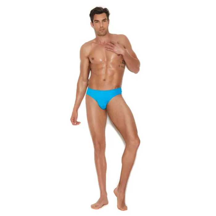 Elegant Moments Female Sex Toys Mens Thong Back Brief Largexlarge Turquoise