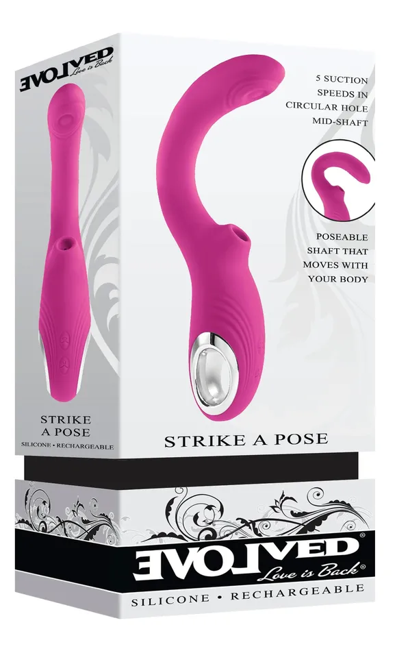 Evolved Novelties Evolved Strike A Pose Pink GSpot Vibrator Vibrators