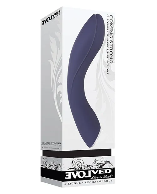 Evolved Novelties Vibrators | Coming Strong Blue Vibrator - Evolved Novelties