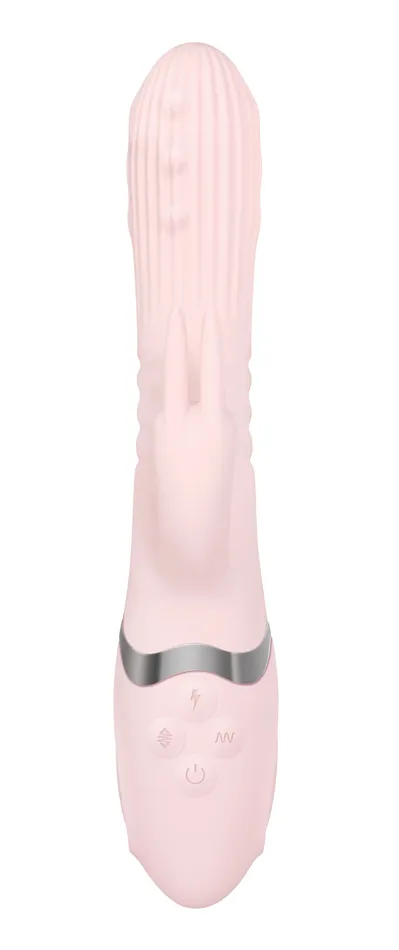 Female Sex Toys | Adam and Eve Eve's Thrusting Rabbit With Orgasmic Beads Orgasmic Beads - Pink