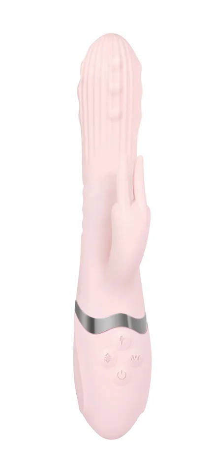 Female Sex Toys | Adam and Eve Eve's Thrusting Rabbit With Orgasmic Beads Orgasmic Beads - Pink