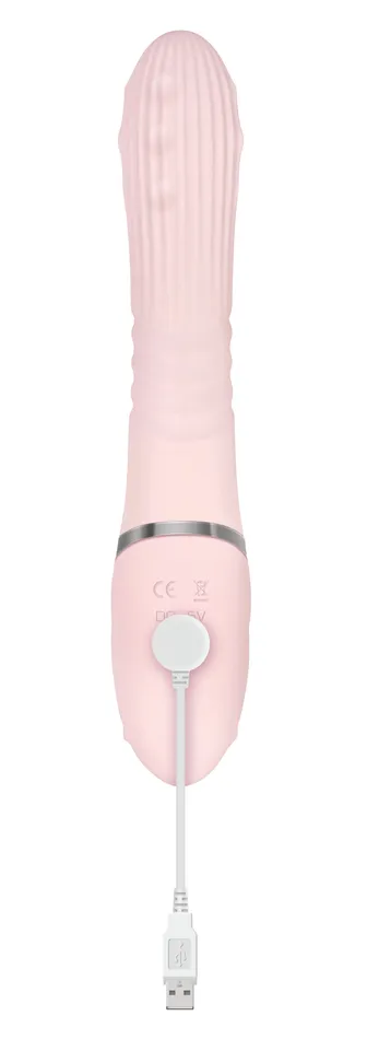 Female Sex Toys | Adam and Eve Eve's Thrusting Rabbit With Orgasmic Beads Orgasmic Beads - Pink