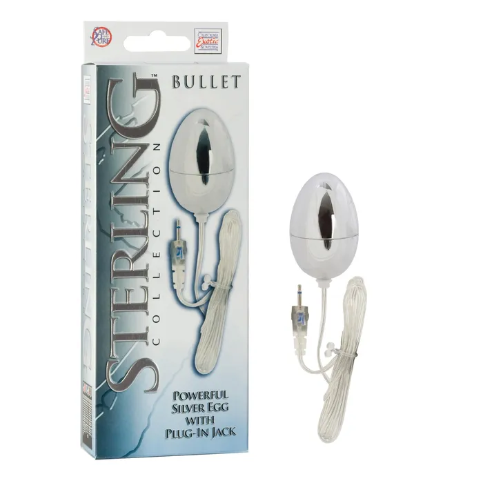 Female Sex Toys | CalExotics CalExotics Silver Egg Vibrator Sleeve