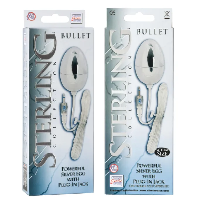 Female Sex Toys | CalExotics CalExotics Silver Egg Vibrator Sleeve